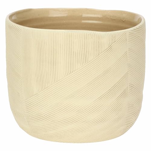 Rituali Domestici - Cachepot M in ceramica, 18x18cm, profondità 13cm, collezione Sulledune