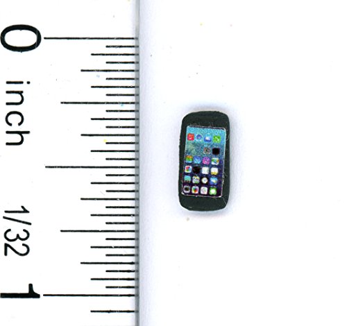 International Miniatures Dollhouse Miniature Tablet Computer, Black #IM65579