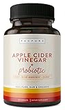 1500mg Apple Cider Vinegar Plus Probiotic -- Organic, Raw -- Superior All Natural Weight Loss Support, Digestion, Appetite, Cleanse, Blood Sugar and Immunity Support- 120 Capsules, Non-GMO, Vegan