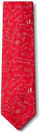 Men's 100% Microfiber Math Equations Novelty Tie Necktie