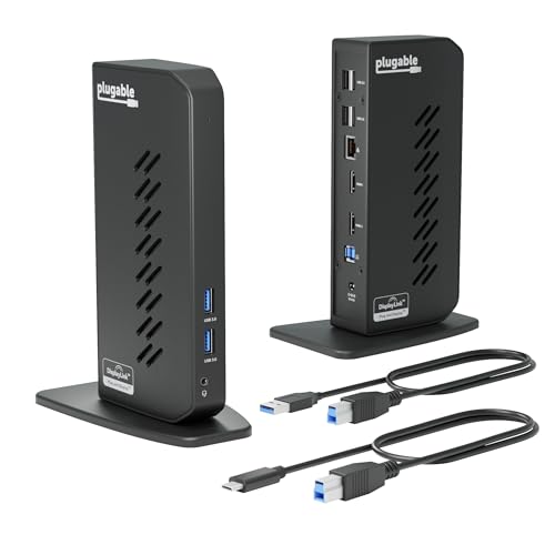 Plugable Dual 1080p HDMI Universal Docking Station
