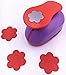 TECH-P® Creative Life 2-Inch Paper Craft Punch,Card Scrapbooking Engraving Kid Cut DIY Handmade Hole Puncher.-Flower(6)
