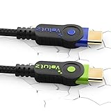 USB Type C Cable volutz USB C Cable (2-Pack 6ft) Nylon Braided Fast Charger Cord(USB 2.0) Compatible Samsung Galaxy S10 S9 Note 9 8 S8 Plus,LG V30 V20 G6 G5,Google Pixel,Nintendo Switch(Color-Coded)