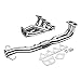 For Mitsubishi Lancer 4-2-1 Design 2-PC Stainless Steel Exhaust Header Kit - 2.0L 4G94 4G63