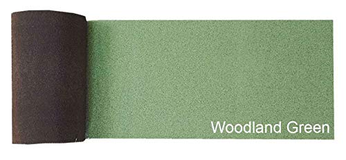 Ashbrook Roofing Chesterfelt Woodland Green Roll-On Shingles Ridge Roll with Adhesive 8m