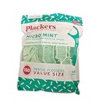 Plackers Micro Mint Dental Floss Picks, 150 Count