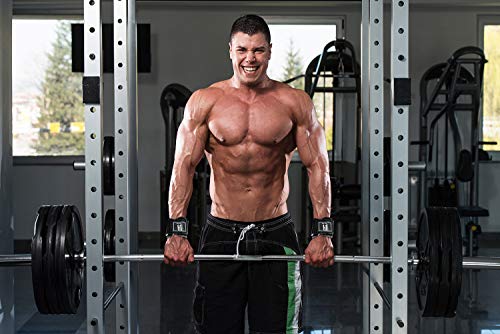 Lifting Hooks For Weight Lifting - Ideal Deadlift Straps with Hooks for Powerlifting - Padded Weight Lifting Gloves With Hooks - Wrist Straps With Hooks For Deadlifts, Pull-ups, Shrugs & Rows