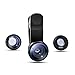 PLAY X STORE Camera Lens Kit For cell phone - 3 in 1 Universal Clip-on Lens, Fish Eye Lens, Macro And Wide Angle Lens(Black)