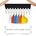 TUPARKA 2 Set Cap Organizer Hanger, Hat Holder, Baseball Cap Holder,Change Your Ordinary Hanger to Cap Organizer Hanger,Hat Organizers Suitable All Types Hats（Random Color）