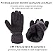 SKYDEER Winter Gloves with Premium Genuine Deerskin Suede Leather and Windproof Polar Fleece (Unisex SD8661T/XL, Warm 3M Thinsulate Insulation)