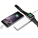 MFi Certified Apple Watch and iPhone Portable Charger, TOPVISION 4000mAh iWatch Magnetic Wireless Power Bank Battery, One 2 in 1 Lightning Cable (1M) Included, Perfect Gifts (White)