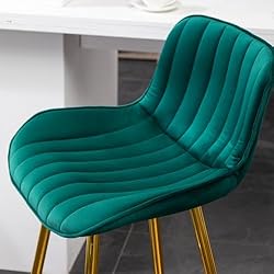GBZB Velvet Barstools, Kitchen Bar Stools with