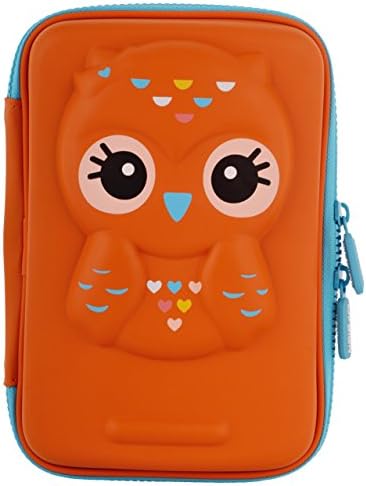 Ofsign Multipurpose Cute Cartoon Art Orange Pencil Case