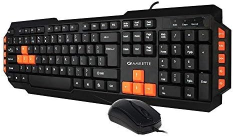 Amkette Xcite Pro USB Keyboard and Mouse Combo (Black)