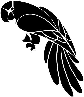 Mixed Media - PARROT Macaw Tropical Bird Animal 8.5