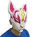Fortnite Costume Latex Mask Fox Drift Mask (A)