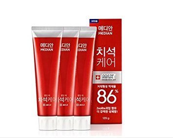 Median Advanced Tartar Toothpaste 86% Scaler Max 120gx3bottle/(4.2ozx3bottle) Amore Pacific