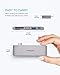 USB Type C Hub, YZPGBT 5 in 1 USB-C Adapter with Type C Power Delivery, SD/Micro SD Card Readers, USB 3.0 Port, USB 2.0 Port, Aluminum Multi-Port Adapter for MacBook Pro and Other Type C Laptops-Gray