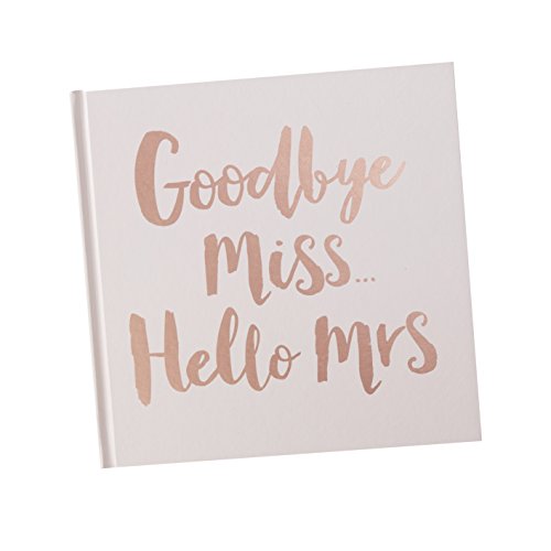 Ginger Ray TB-624 Pink & Rose Gold Foiled Advice Book for The Bride