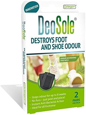 DeosoleShoe Patch Destroys Foot and Shoe Odour 2 Pack