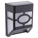 Solar Lights Outdoor,AADDON LED Wireless Waterproof Security Motion Sensor Powered Wall Light for Patio Deck Yard Garden Driveway Fence Stair Walkway Porch