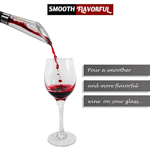 Wine Ziz Luxury Wine Aerator Pourer - Premium Aerating Pourer and Decanter Spout