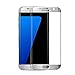 Galaxy S7 Edge Screen Protector, Seacosmo Tempered Glass Screen Protector Cover [ 3D Curved Full Coverage ] For Samsung Galaxy S7 Edge LIFETIME WARRANTY, Silver