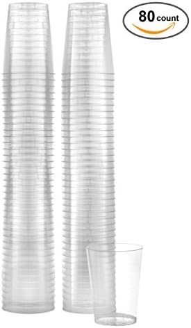 Silver Collection Hard Plastic Round Crystal Clear Disposable Cups 10 oz Party Tumblers