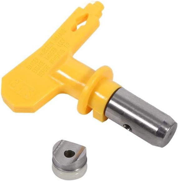 Reversible Tungsten Steel Paint Sprayer Nozzle Airless Paint Spray Gun Tip Accessoies (313), Yellow, 409 - Image 4
