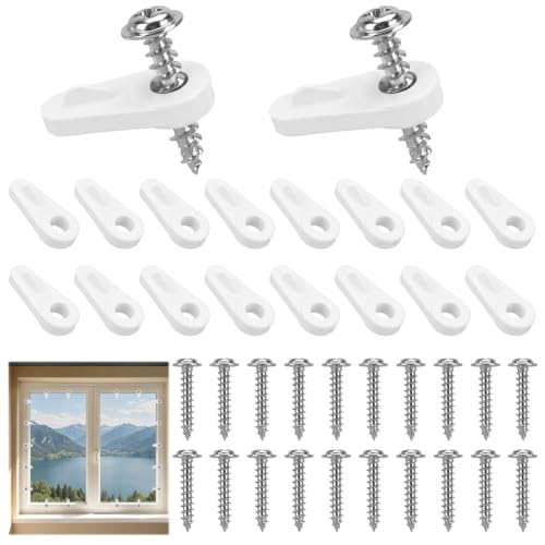 20 Pack Window Screen Clips for Window Screens Storm Door Panels (White) at Amazon