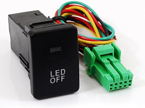 Amazon 純正風スイッチ トヨタ車用 タイプa Led On Off スイッチ Ledランプ付 純正交換 緑 1個 Chr C Hr アクア ノア ヴォクシー70系 80系 ヴェルファイア30系 アルファード30系 Ledバルブ 車 バイク
