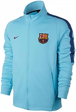 Nike 2017-2018 Barcelona Authentic Franchise Jacket (Blue)