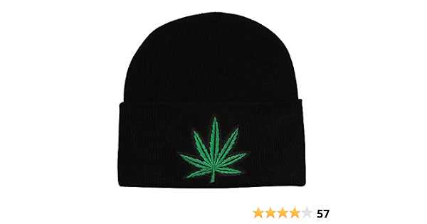 pot knit skull cap Weed beanie cannabis 