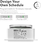 HBN 24 Hour Indoor Immersion Heater Timer Switch 16 Amps with Waterproof Cover view 3