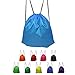 LIHI Bag 10 Pack Ripstop Drawstring Backpack，Party Favors Treat Bags，Mixed Color