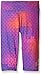 adidas Little Girls' Active Capri Tight Legging, Purple Print, 6
