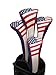 USA Patriot Golf Zipper Head Covers 1 3 5 H Driver Hybrid Fairway Headcovers