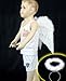 FashionWings (TM Children's Toddler Size White Feather Angel Wings & Headband Halo