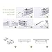 UV Sterilizer Light with 24 Hour Plug-in Mechanical Timer, LAMPTOP UV Germicidal Light 110V 8W Air Sterilizer Cleaner -Kills 99.9% of Mold Bacteria Germs Viruses for Cabinet Household