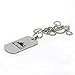 Dolovely 2Pcs Fortnite Logo Battle Royale Game Necklace Stainless Steel Dog Tag Pendant Necklace