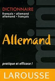 Mini dictionnaire français-allemand, allemand-français