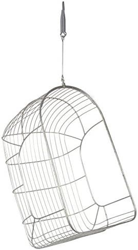 JEEL JHULA Basket Washable Swing/Hammock (Silver Color)