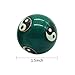 1.4'' Health Hand Balls Cloisonne Exercise Stress Balls Craft Collection (Taiji Green, s)