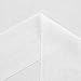 DWCN White Sheer Curtains Semi Transparent Voile Rod Pocket Curtains for Bedroom and Living Room, 52 x 45 inches Long, Set of 2 Panels