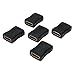 VizGiz 5 Pack HDMI Coupler HDMI Female to Female Connector HDMI Extension Adapter F/F Joiner Extender for HDTV TV Laptop PC Monitor TV Box HDMI Cable Connection Extending