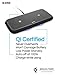 ZENS Dual Wireless Phone Charging Pad - Qi Charging Pad with 2X 15 Watt Power Output - Supports Samsung Fast Charging - Works Qi Enabled Devices - includes AC/DC Adapter - Black