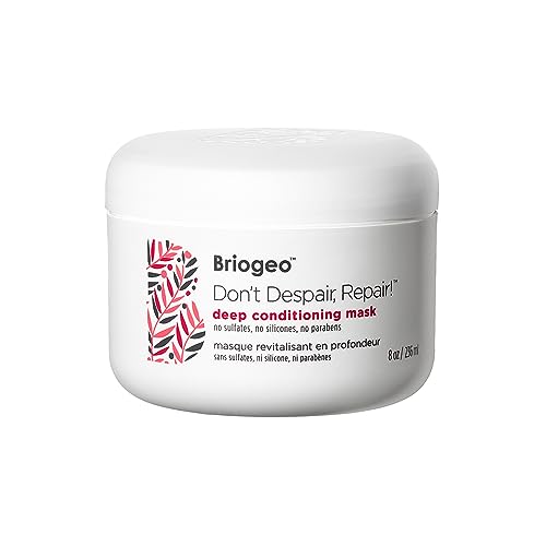 Briogeo Don't Despair, Repair! Deep Conditioning Mask | Protein + Moisture Balance Conditioner for Dry, Damaged, Color-Treated Strands | Vegan & Cruelty-Free