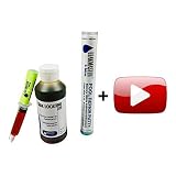 Pool Dye Leak Detection Kit (Yellow) + Pool Putty Epoxy Leak Sealer (White) + Invaluable Instructional Videos (Bundle) | Solves #1 DIYer Complaint