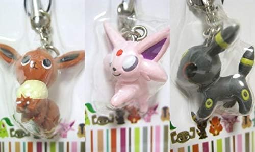 Amazon Co Jp ポケモンセンター Pokemon Time ポケモン タイム フィギュア ストラップ イーブイ エーフィ ブラッキー ホビー 通販