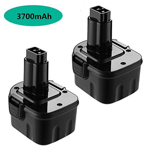 FirstPower DW9071 3.7Ah for DEWALT 12V Battery Replacement, NI-MH, DW9071 DW9072 DC9071 DE9037 DE9071 DE9072 DE9074 DE9075